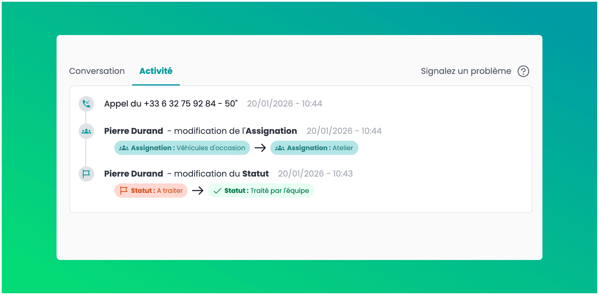 📝 Sigue el historial de tus expedientes