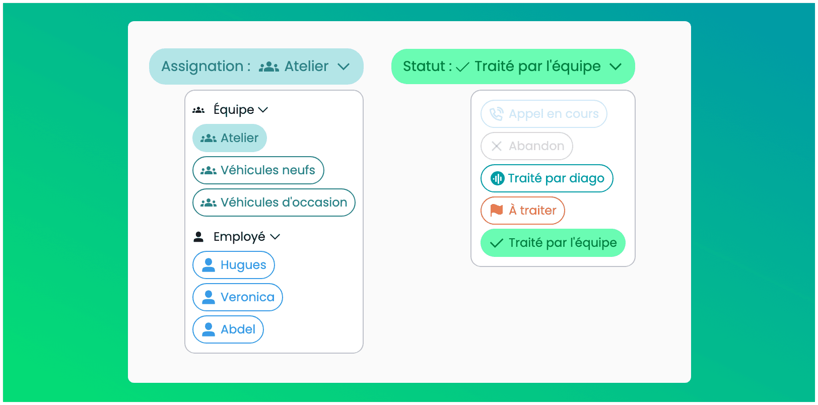 PIlota la asignación y el estado de tus solicitudes